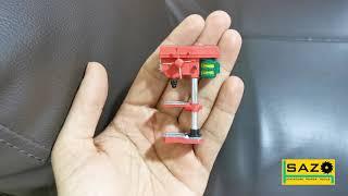 Miniature Bench Drill - Worlds Smallest Tools SAZO Scale Model Red