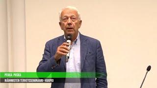 Ikäihmisten Terveysseminaari Kuopio 16.8.2024 - professori Pekka Puska, THL