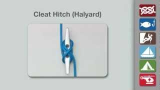 Cleat Hitch | How to Tie a Cleat Hitch (Halyard)