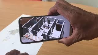 Convert 2D floor plans to 3D Augmented Reality