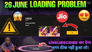 How To Solve Free Fire Max Loading Problem | FF Not Opening Today | Download Failed Retry Problem