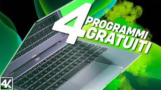 4 PROGRAMMI GRATUITI DA AVERE SEMPRE SUL PC E PER TESTARLO