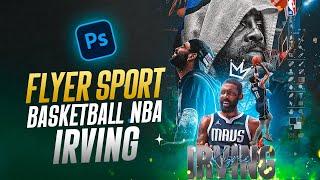 Flyer NBA | Kyrie Irving | Tutorial Photoshop