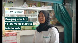 Buat Bumi | Bringing new life to low-value plastics in Indonesia