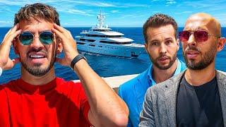 Hosting Andrew & Tristan Tate on a 10M Yacht... Then THIS happened.