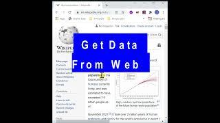 How to Extract and Import Data from any website to Excel