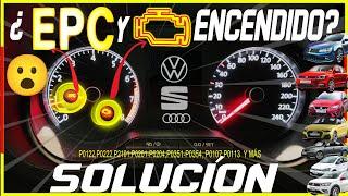 ¿EPC y CHECK ENCENDIDO?,SOLUCIÓN P0112,P0222,P0113,P0122,P0222,P2101,P0201 VOLKSWAGEN VENTO POLO