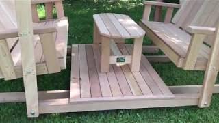 Timestopper Double Seated Swing in Western Red Cedar