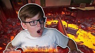 THE SCHOOL IS ON FIRE!! (Hot Lava)