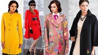 Fashion spring coat 2018! Stylish women's coat for spring, topical styles and trends