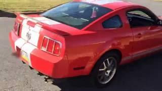 2007 Ford Mustang GT500 with GT500KR Exhaust System