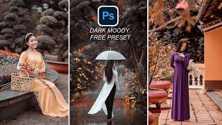 Create Moody Dark Brown Outdoor Color Grading in Photoshop Camera Raw