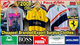 BRANDED CLOTHES IN CHEAP PRICE IN PUNE |ORIGINAL CHEAPEST EXPORT SURPLUS RETAIL PUMA BMW, US POLO