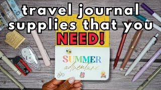 MUST-HAVE Travel Journal Stationery Supplies and Setup Tips ( Pocket Notebook )