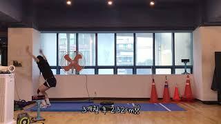 [스톰체대입시] 제자리 멀리뛰기 “36cm 증가?” 변화 영상