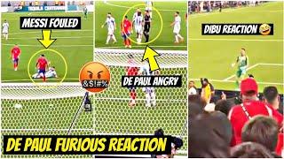 MESSI Bodyguard De Paul EXPLODES on Referee! Emi Martinez SILENCES Chile Fans with Goal Celebration