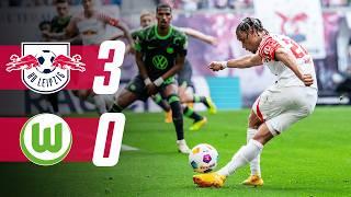 An all-around team effort leads to success! | RB Leipzig vs. VfL Wolfsburg 3-0 | Highlights