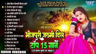 Bhojpuri Zakhmi Dil Hit Songs 2024 ||   भोजपुरी ज़ख़्मी दिल टॉप 15 गानें | Nonstop Top15 Sad Songs2024