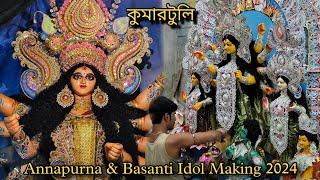 Annapurna & Basanti Puja 2024 | Kumartuli Annapurna & Basanti Idol Making 2024 | Kumartuli Kolkata