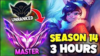 How to ACTUALLY Climb to Masters in 3 Hours with Nunu Jungle Season 14