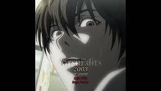 Light Yagami Through The Years #deathnote #lightyagami #anime