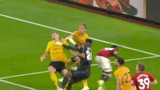 VAR ROBBED Wolves Penalty for André Onana Foul vs Wolves vs Manchester United, Onana Foul vs Wolves