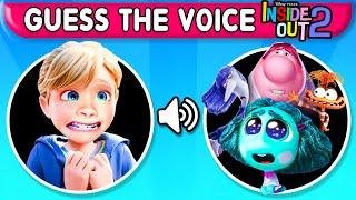  Guess the INSIDE OUT 2 Character's by VOICE, Find the Odd Out Emoji | INSIDE OUT 2 Final Trailer