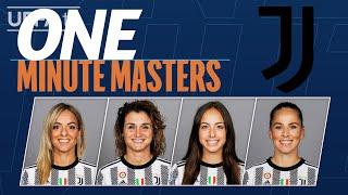 One Minute Masters: JUVENTUS | #UWCL