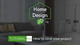 Home Design 3D - TUTO 10 - How to Save/Share Your Project