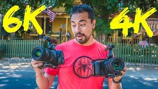 Blackmagic BMPCC 6K VS BMPCC 4K Which LOOKS BETTER!?