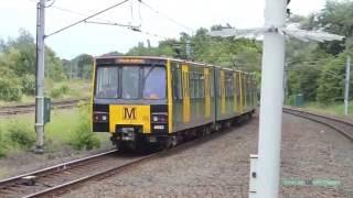 Metro in Newcastle, UK - Tyne and Wear Metro 2016