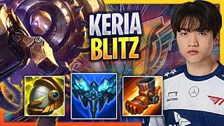 LEARN HOW TO PLAY BLITZCRANK SUPPORT LIKE A PRO! | T1 Keria Plays Blitzcrank Support vs Nautilus!  S