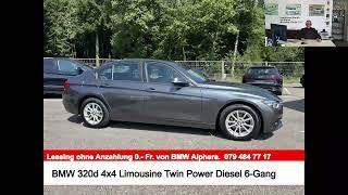 BMW 320d 4x4 Limousine Twin Power Diesel 6-Gang.  10.2017,  38 000 km , 28 999.- Fr.