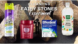 Ultimate Cleaner Showdown: Transforming Fairy Stones with Household Products! | Owls Nest Crystals