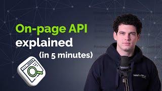 DataForSEO's On-page API explained [in 5 minutes]