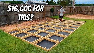 is it CHEAPER to DIY a paver DECK or to HIRE a CONTRACTOR?