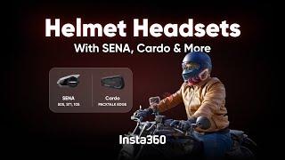 Insta360 Ace Pro & Ace - Connect to Sena & Cardo Headsets