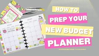 How to Set Up Your New Budget Planner