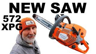 NEW Husqvarna 572 XP G - HEATED HANDLES! HOT HANDS!!