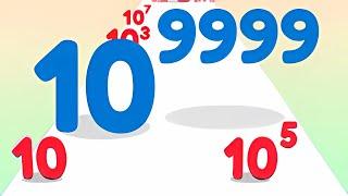 BIG NUMBERS Game — Up To '100 SEDECIDUCENTILLION': 10⁶⁵³ / 10⁹⁹⁹⁹ (Gameplay)