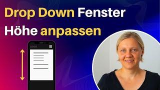 Höhe Drop Down Menu beim Smartphone anpassen