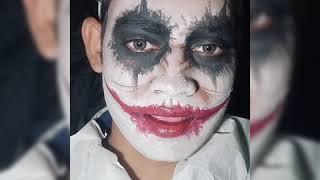 Joker Halloween makeup by Aashish