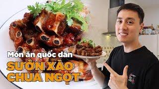 Làm Sườn Xào Chua Ngọt công thức của bố Cam Vlog 151