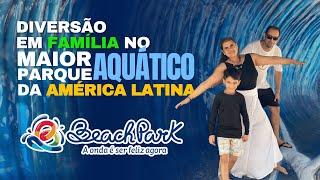 Diversão em família no maior parque aquático da América Latina