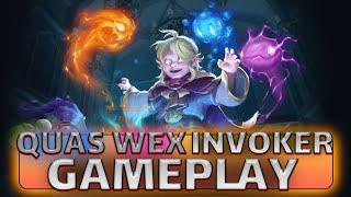 gameplay invoker quas wex  / گیم پلی اینوکر Quas Wex