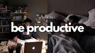 how to be more productive