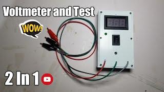 How to make a Voltmeter and Test at home|DIY Voltmeter And Test