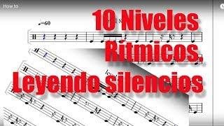 10 Niveles de Lectura Rítmica: Leyendo silencios