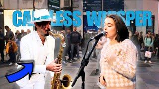 When FAMOUS saxophone player steals the show Careless Whisper George Michael | Allie Sherlock cover