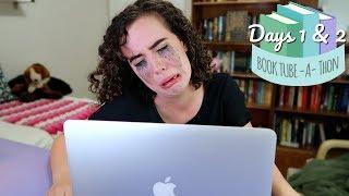 A TERRIBLE START | BOOKTUBE-A-THON VLOG DAYS 1 & 2